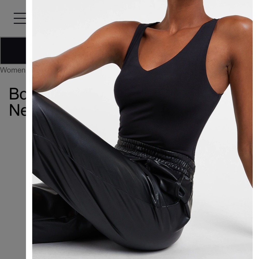 NWOT. Express black bodysuit size small